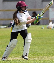 Girl Batting